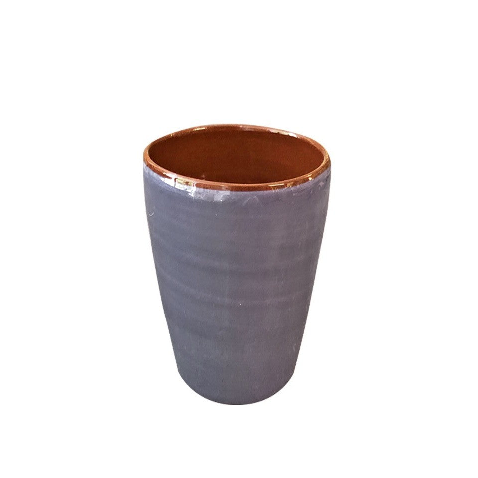 Tasse à double expresso Céramique Bicolore Lavande clair/Café