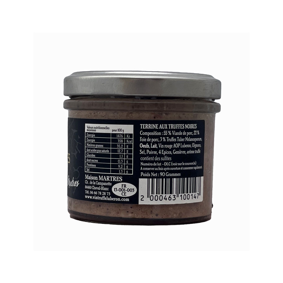 Terrine de porc aux Truffes Noires 90g