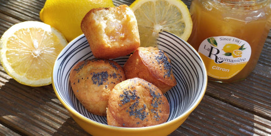 Recette minis muffins coeur de confiture de citron et pavot - The Best of Provence