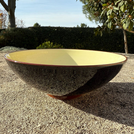 Grande coupelle céramique bicolore Noir/Blanc Ø17,5cm