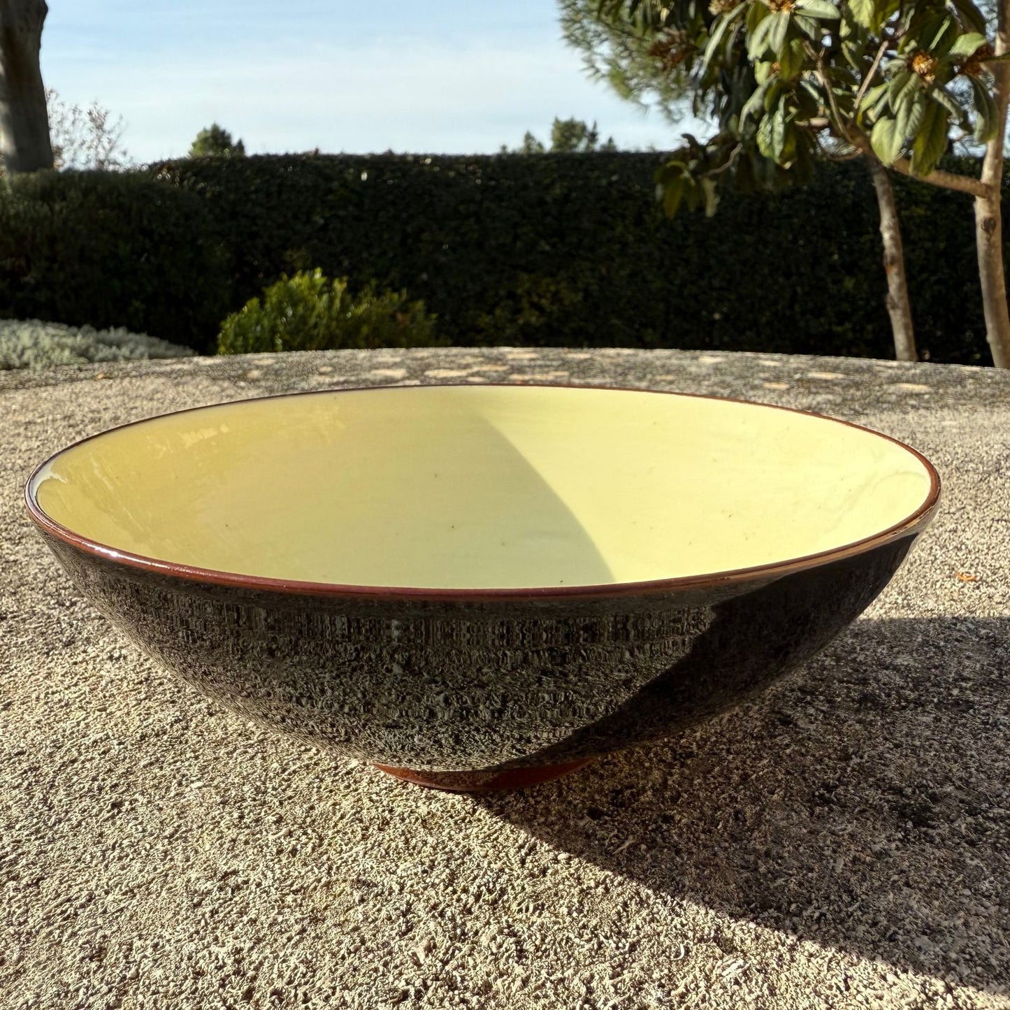 Grande coupelle céramique bicolore Noir/Blanc Ø17,5cm