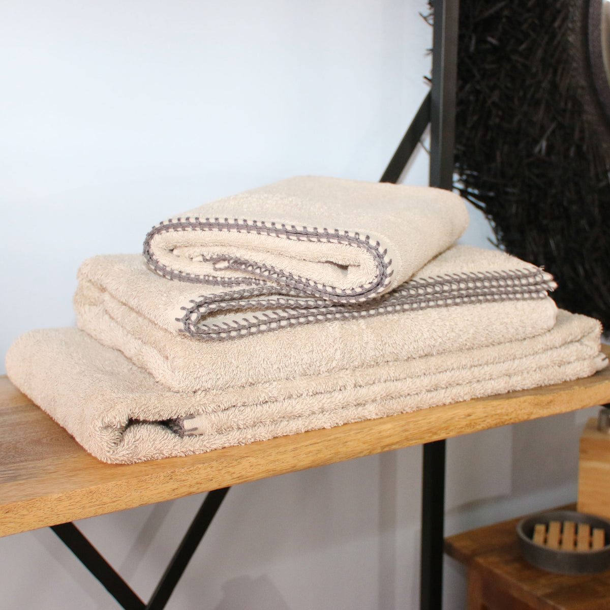 Drap de bain Ficelle 100x150cm