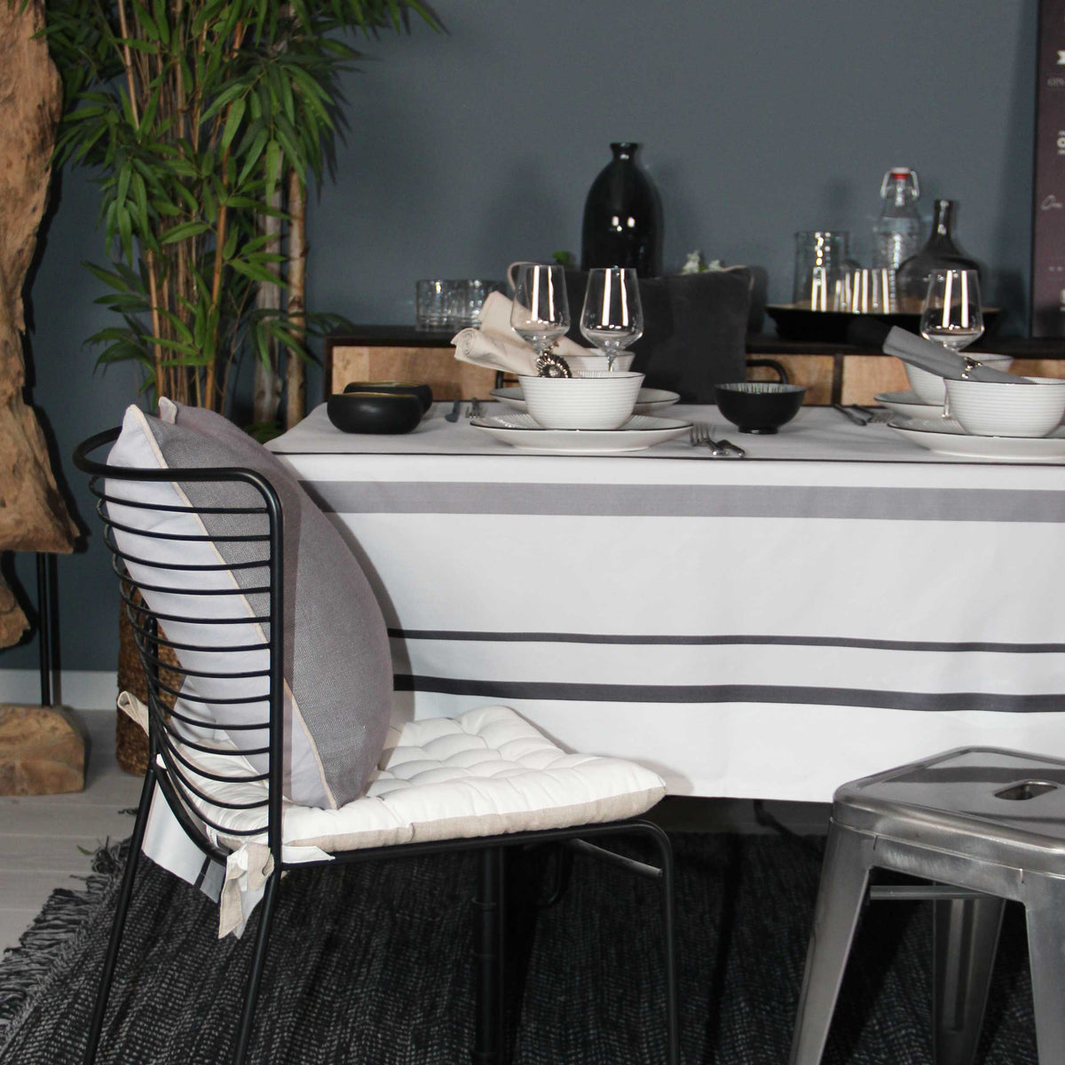 Nappe enduite Gris Century 300 X 150cm