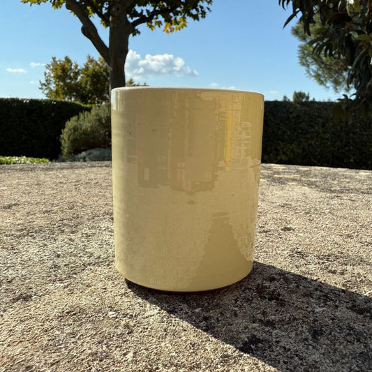 Mug Céramique Bicolore Blanc/Café H10cm