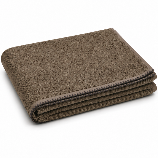 Drap de bain Taupe foncé 100x150cm