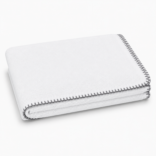 Drap de bain Blanc 100x150cm