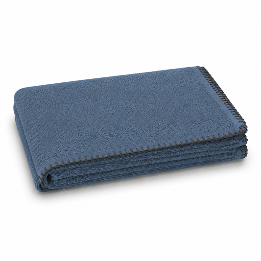 Drap de douche Bleu Indigo 70x140cm
