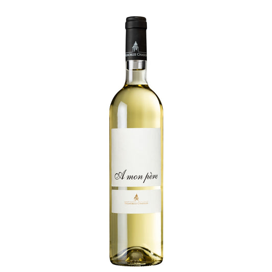 6 bouteilles de vin 75cl Ventoux Blanc "A mon père" 2020 Vin blanc Vignoble Chasson - Chateau Blanc - The Best of Provence