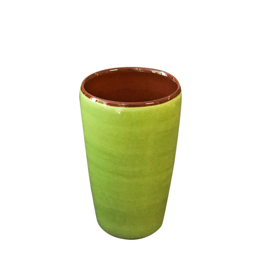 Tasse à double expresso Céramique Bicolore Vert pomme/Café