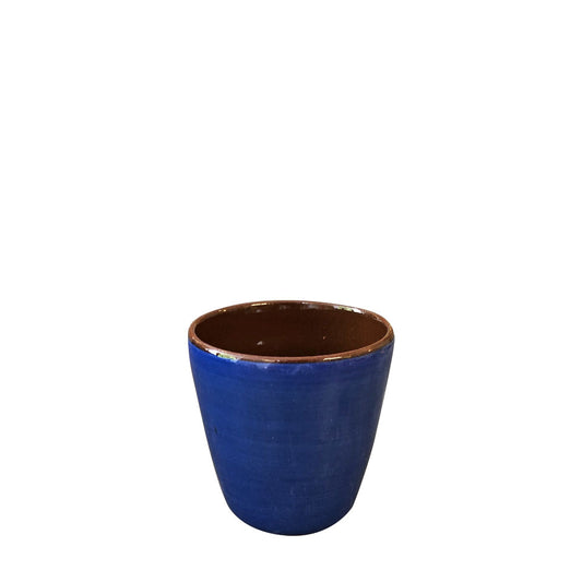 Tasse à expresso Céramique Bicolore Bleu roi/Café