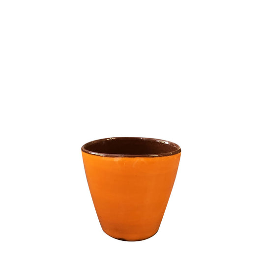 Tasse à expresso Céramique Bicolore Orange/Café