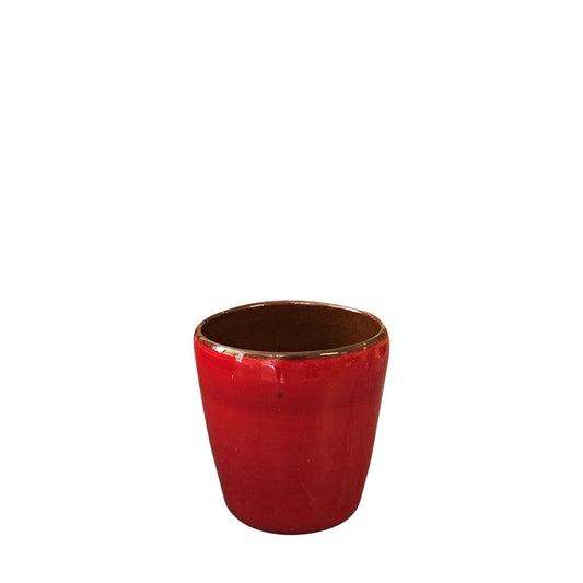 Tasse à expresso Céramique Bicolore Rouge/Café