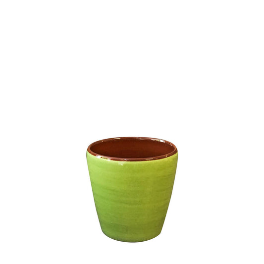 Tasse à expresso Céramique Bicolore Vert pomme/Café