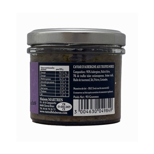 Caviar d'Aubergine aux Truffes Noires 90g