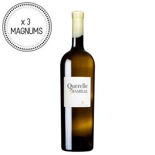 3 magnums de vin 150cl IGP Vaucluse Blanc "Querelle de Famille" 2022